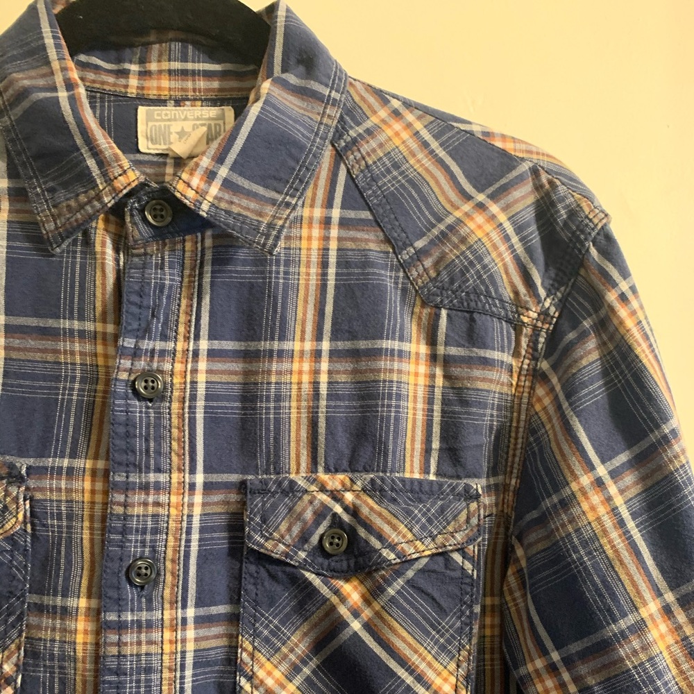 Converse One Star Button Up Shirt Sz. Small - Picture 4 of 6